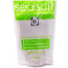Соль д/ванной МОРСКАЯ с морскими водорослями 1000г (дой-пак)